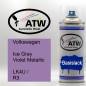 Preview: Volkswagen, Ice Grey Violet Metallic, LK4U / R3: 400ml Sprühdose, von ATW Autoteile West.